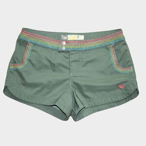 ROXY Shorts Green Size 3